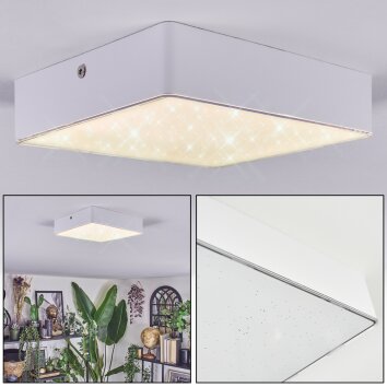 Esmar Plafoniera LED Bianco, 1-Luce