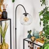 Koyoto Lampada da terra Cromo, Nero, 1-Luce
