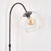 Koyoto Lampada da terra Cromo, Nero, 1-Luce