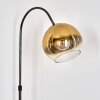 Koyoto Lampada da terra Cromo, Nero, 1-Luce