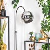 Koyoto Lampada da terra Cromo, Nero, 1-Luce
