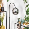 Koyoto Lampada da terra Cromo, Nero, 1-Luce