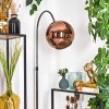 Koyoto Lampada da terra Cromo, Nero, 1-Luce