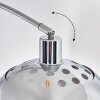 Baloca Lampada da terra Cromo, Nero, 1-Luce