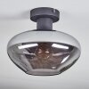 Mertola Plafoniera Grigio fumo, 1-Luce