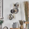 Koyoto Lampada a sfera, Applique Oro, Nero, 3-Luci