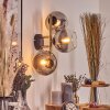 Koyoto Lampada a sfera, Applique Oro, Nero, 3-Luci