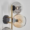 Gastor Lampada a sfera, Applique Oro, Nero, 3-Luci