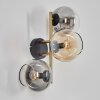 Gastor Lampada a sfera, Applique Oro, Nero, 3-Luci