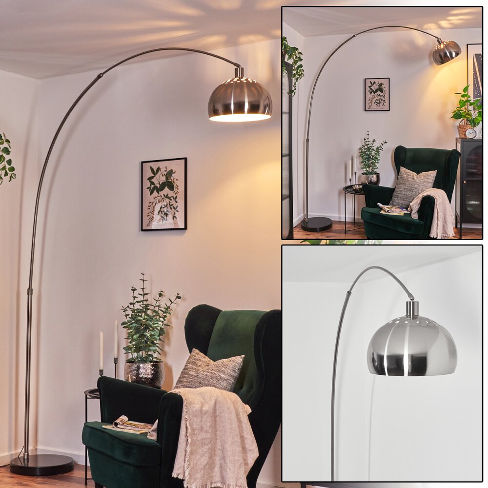 Baloca Lampada da terra Nichel opaco, Nero, 1-Luce main product photo
