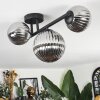 Chehalis Plafoniera, Lampada a sfera Grigio fumo, 3-Luci