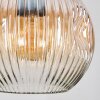 Ripoll Lampadario a sospensione, Lampada a sfera, Lampada a sospensione a cluster Ambrato, Chiaro, Grigio fumo, 5-Luci