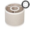 Paralume in tessuto  Bassagoda pezzo di ricambio, Paralume beige, Bianco
