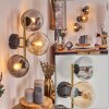 Gastor Lampada a sfera, Applique Oro, Nero, 3-Luci