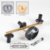 Gastor Lampada a sfera, Applique Oro, Nero, 3-Luci