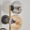 Gastor Lampada a sfera, Applique Oro, Nero, 3-Luci