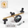 Gastor Lampada a sfera, Applique Oro, Nero, 3-Luci