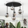 Chehalis Plafoniera, Lampada a sfera Grigio fumo, 5-Luci