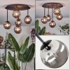 Chehalis Plafoniera, Lampada a sfera Grigio fumo, 5-Luci
