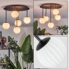 Chehalis Plafoniera, Lampada a sfera Bianco, 5-Luci