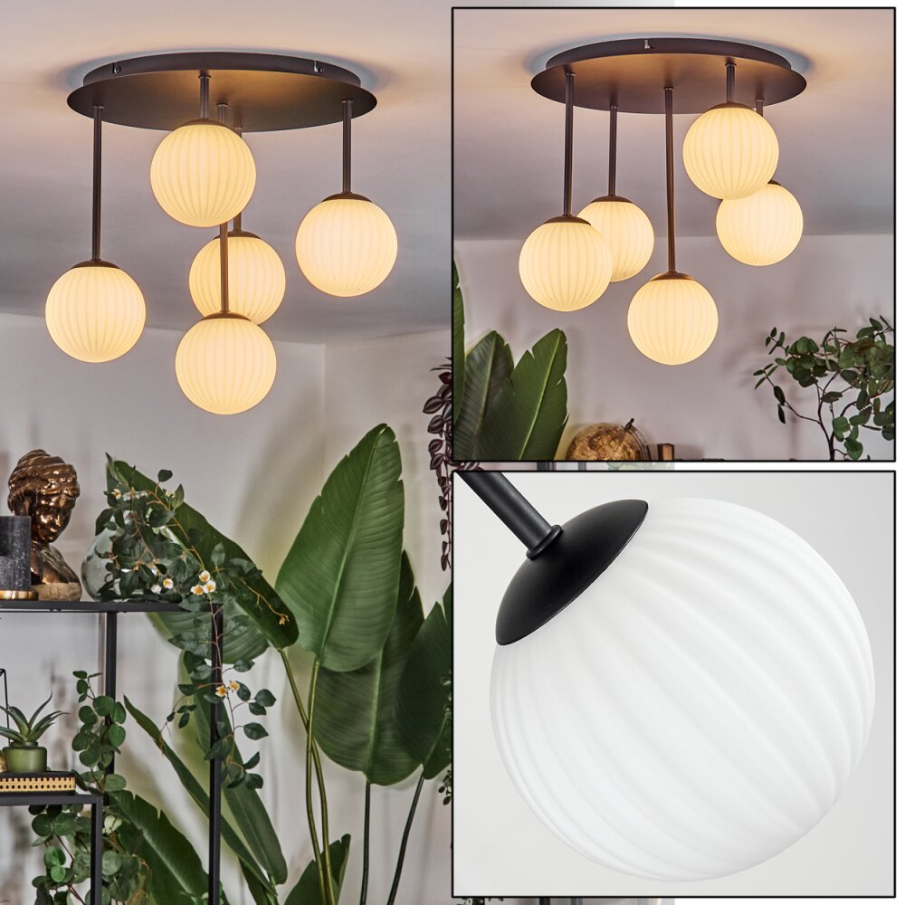 Chehalis Plafoniera, Lampada a sfera Bianco, 5-Luci main product photo