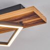 Pompu Plafoniera LED Legno scuro, Nero, 1-Luce