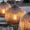 Koyoto Lampadario a sospensione, Lampada a sfera, Lampada a sospensione Ramato, 4-Luci