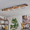 Pompu Plafoniera LED Legno scuro, Nero, 1-Luce