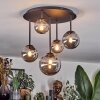 Chehalis Plafoniera, Lampada a sfera Grigio fumo, 5-Luci