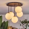 Chehalis Plafoniera, Lampada a sfera Bianco, 5-Luci