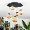 Chehalis Plafoniera, Lampada a sfera Ambrato, 5-Luci