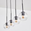 Koyoto Lampadario a sospensione, Lampada a sfera, Lampada a sospensione Chiaro, 4-Luci