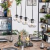 Koyoto Lampadario a sospensione, Lampada a sfera, Lampada a sospensione Chiaro, 4-Luci