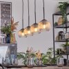 Koyoto Lampadario a sospensione, Lampada a sfera, Lampada a sospensione Ambrato, Chiaro, 4-Luci