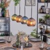 Koyoto Lampadario a sospensione, Lampada a sfera, Lampada a sospensione Blu, Verde, Ramato, 4-Luci