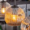 Ripoll Lampadario a sospensione, Lampada a sfera, Lampada a sospensione Ambrato, Chiaro, Grigio fumo, 4-Luci
