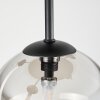 Chehalis Plafoniera, Lampada a sfera 45 cm Grigio fumo, 5-Luci