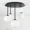 Chehalis Plafoniera, Lampada a sfera Bianco, 5-Luci