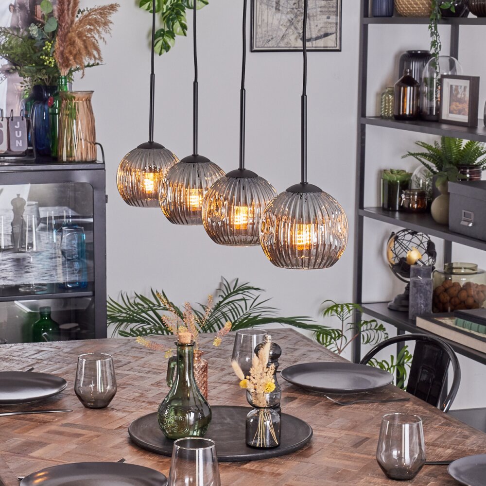 Ripoll Lampadario a sospensione, Lampada a sfera, Lampada a sospensione Grigio fumo, 4-Luci main product photo