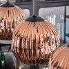 Ripoll Lampadario a sospensione, Lampada a sfera, Lampada a sospensione Ramato, 4-Luci