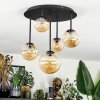 Chehalis Plafoniera, Lampada a sfera 42.5 cm Ambrato, 5-Luci