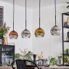 Ripoll Lampadario a sospensione, Lampada a sfera, Lampada a sospensione Oro, Chiaro, Ramato, Grigio fumo, 4-Luci