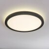 Qadir Plafoniera da esterno, Plafoniera LED Bianco, 1-Luce