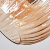 Koyoto Plafoniera, Lampada a sfera Ambrato, 3-Luci