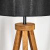 Soungou Lampada da terra Legno scuro, Nero, 1-Luce