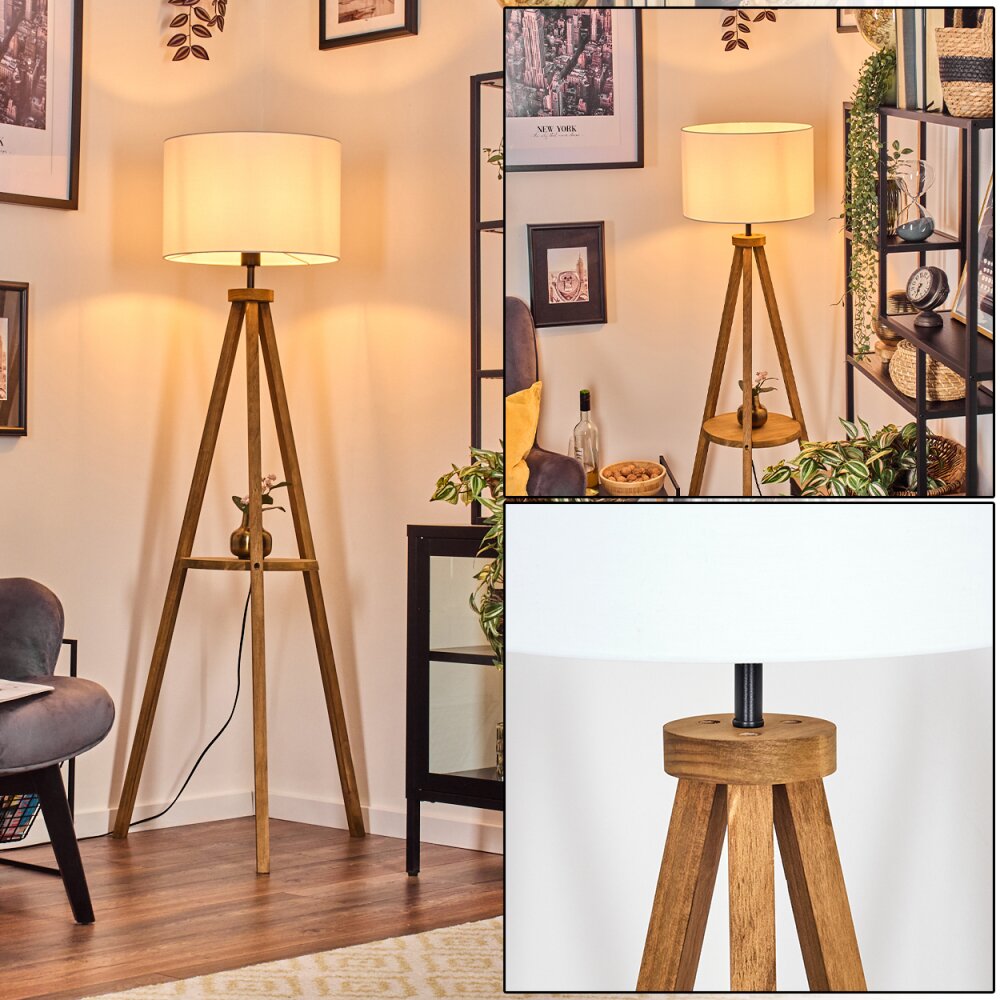 Soungou Lampada da terra Legno scuro, Nero, 1-Luce main product photo