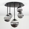 Chehalis Plafoniera, Lampada a sfera Grigio fumo, 5-Luci