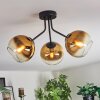 Koyoto Plafoniera, Lampada a sfera 42 cm Oro, Chiaro, 3-Luci