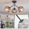 Koyoto Plafoniera, Lampada a sfera Chiaro, Grigio fumo, 3-Luci