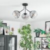 Koyoto Plafoniera, Lampada a sfera Chiaro, Grigio fumo, 3-Luci